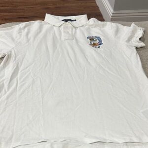 Polo by Ralph Lauren White Polo Shirt Classic Design